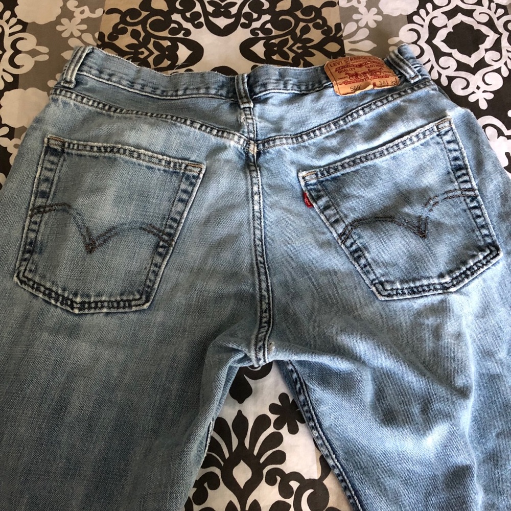 Levi’s distressed and destroyed jeans